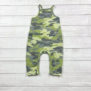 Grayson Mini Toddler Camo Romper Green Sleeveless One Piece 24 Months
